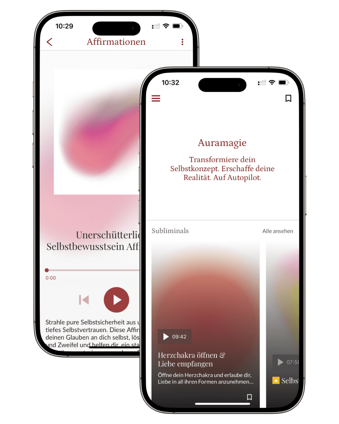 Auramagie App Screenshots